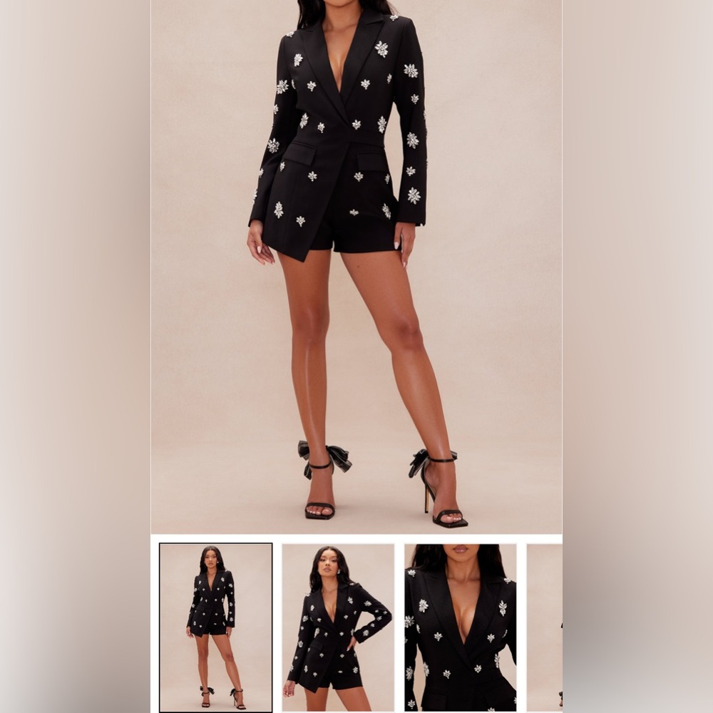 Verona Embellished Romper